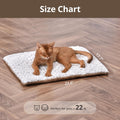 Self Warming Cat Bed, 24" x 18" Self Heating Pet Pad, Double Sided Heated Dog Mat Thermal Blanket, Soft Thermal Pet Cushion for Large Kittens Small Puppy