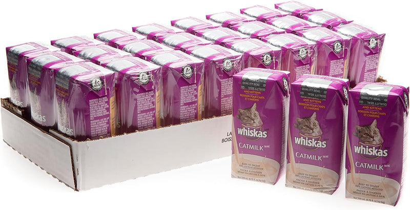 Whiskas Catmilk Plus Drink for Cats and Kittens, 6.75 oz, 8 count