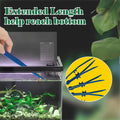 5-Pack Reptile Feeding Tongs Set - Hygienic Anti-Slip Blue Tweezers for Bearded Dragons, Lizards, Snakes, Aquariums & Sm