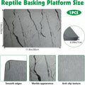Diatomite Reptile Basking Platform Turtle Feeding Slate11.8x7.9