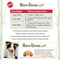 SPOT Bam-Bones Plus Branch -Bamboo Fiber & Nylon, Durable Long Lasting Dog Chew for Aggressive Chewers – Great Toy for Adult Dogs & Teething Puppies Under 60lbs, Non-Splintering, 5.75in, Beef Flavor