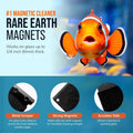 Standard. Flipper Magnetic Aquarium Glass Cleaner, Algae Scraper 1/4-1/2 in