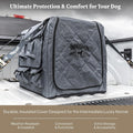 Lucky Duck Weather Protection Kennel Cover, Intermediate, Storm Grey