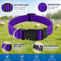8 Pack Goat Collar with Bell, Adjustable Nylon Collars Set