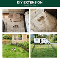 FXW MiniPaws Unleashed Dog Playpen, Expandable & Portable Design for Yard, RV Camping and Indoor Use, for Puppies and Small Dogs, 24-inch 8 Panels