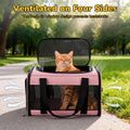 Hipubby Cat Carrier Dog Carrier for Pets Up to 16 Lbs, Soft-Sided Pet Travel Carrier for Cats and Small Dogs, Airline Ap