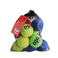 INSUM Tennis Balls for Dogs - 12 Pack 2.5'' Durable Non-Toxic Outdoor Dog Toys Balls with Mesh Bag, SGS Certified, Colorful Fetch Toys, Medium Large Breeds (Non Squeaky)