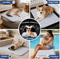SUPRIY Dog & Cat Cooling Mat with Bandana - Pet Cooling Pad & Pet Scarf Set for Summer(QMAX>0.4) for Pet in Summer, Washable, Non-Toxic(small16.5 x21.6)