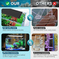 WooFog 2 Pcs Aquarium Light Riser for Rimmed/Rimless Tanks (Width 3 inch)