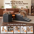 Dog Stairs for Bed Up to 90 lb - Large Dogs Pet Steps & Ottoman