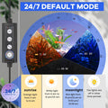 hygger Clip On Aquarium LED Light with Multi-Channel Controller, Fish Tank Light 24/7 Lighting Sunrise-Daylight-Moonligh