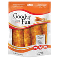 Good 'n' Fun Rolls Long-Lasting Dog Treat, For Large Dogs, With Real Proteins, Beef Hide and Premium Chicken, Supports Dental Health, Mental Stimulation, 6 count