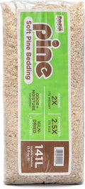PETSPICK Pine Wood Bedding for Small Pets, Cages and Animal Habitats, 141 L