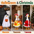 8 Set Holiday Porch Goose Outfits 23 inch All Seasons Goose Clothes for Fall Thanksgiving Halloween Christmas Valentine 