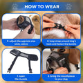 Evollax Dog Muzzle for Large Dogs – Breathable Air Mesh Muzzle for Large Sized Dog | Adjustable Mussels for Dogs Groomin