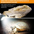 Premium High-Intensity UVB Reptile Light for Optimal Calcium Metabolism,5-Watt 10.0 Desert UVB Light Ideal for Desert-Dw