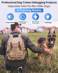 Dog Shock Collar with Remote Control - Rechargeable Dog Training Collar, IPX7 Waterproof E Collar for Dogs with 4 Safe M