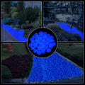 Sasylvia 3000 Pcs Glow in the Dark Rocks Outdoor, 1 Inch