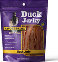 Savory Prime Duck Jerky Dog Treats, Made with 100% Real Duck Breast, Farm Raised, Healthy, Easily Digestible, High Prote