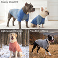 KYEESE 3Pack Dog Sweater with Sleeves Fleece Shirt for Small Dogs