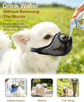 Soft Mesh Dog Muzzle for Short Snout Extra Small Dogs Anti-bite