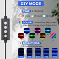 hygger Clip On Aquarium LED Light with Multi-Channel Controller, Fish Tank Light 24/7 Lighting Sunrise-Daylight-Moonligh