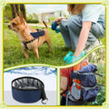 Zopeal New Puppy Gift Basket Dog Toy Pet Accessories Portable Travel Bowl, Grooming Brush, Squeaky Toy, Suction Cup Feed