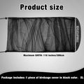 Shappy 2 Pieces Adjustable Bird Cage Seed Catcher Birdcage Cover Nylon Mesh Netting Soft Skirt Guard for Parrot Parakeet