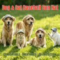 Cat Sun Hat,Dog Bucket Hat,Pet Sport Hat&Pet Hat with 2Ear Holes,Fall Hats for Cats&Dogs,Decorative Hats for Cats&Dogs,M