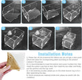 Hamiledyi Acrylic Breeding Isolation Box - Transparent Aquarium Hatchery for Guppy/Shrimp/Small Fish, Safe Nursery Tank 