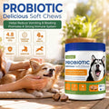 Probiotics for Dogs – Probiotic Chews with 4.8 Billion CFU, Digestive Enzymes & Pumpkin | Dog Gut Health Supplement for Diarrhea, Gas & Sensitive Stomach | Soft Chews for Senior Dogs & All Breeds