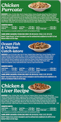 Nutrish Chicken Lover's Wet Cat Food Variety Pack, 2.8 oz Cup (Rachael Ray)