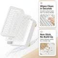 Cat Litter Box Step, 2-Step Litter Catcher with Removable Grid Top, Anti-Slip Support for Kittens & Senior Cats, Easy-Clean Step for High-Entry Litter Boxes