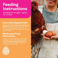 Chicken Probiotics & Vitamins – Immune Support and Stress Relief Supplement for Chicks and Adult Chickens – Digestive Health with Oregano & Garlic – Poultry Feed Additive – 1.5 lb