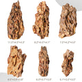 6.1-8.1 Inches Natural Dragon Stone, 6 PCS Large Aquarium Rocks for Aquascaping, Terrariums, Reptile Tanks & Aquarium Dé