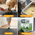 Under Pet Cage Mat for Bird Cages, Dog Kennels, Reptile Aquariums, Dog Kennels, Water-Resistant Pad for Hard Floors and 
