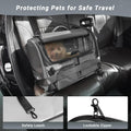 Large Pet Carrier with Wheels, Foldable Rolling Dog Carrier with Big Pocket, Cat Rolling Bag 21"x13"x13" for 2 Cats &Dog