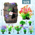 CousDUoBe Fish Broken Barrel Decor Fish Tank Decorations Betta Fish Tank Accessories,Starfish Barrel x 1pc, Aquarium Pla