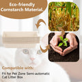 30Pcs Disposable Waste Receptacles Compatible with Pet Zone Semi-Automatic Cat Litter Box, Disposable Cat Litter Receptacles, Cornstarch Material, Kitty Litter Tray (Machine NOT Included)