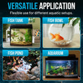 Aquarium Test Strips 11 in 1 | 150 Strips (100 x 10-in-1 + 50 Ammonia) | Tests pH, Ammonia, Nitrate, Nitrite & More | Fr