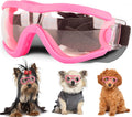 Small Dog Sunglasses with Adjustable Strap UV Protection, Winproof Puppy Sunglasses, Suitable for Dogs Eyes Protection，S