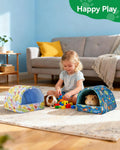 2 PCS Guinea Pig Hideout Guinea Pig House,Washable Hamster Hideout Small Animal Cage Accessories for Mouse Chinchillas H