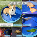 Foldable Dog Pool Supplies, Portable Pet Wading Pool Bathtubs for Cat Dog