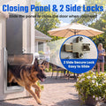 Dog Door for Wall, Large Doggie Door, Heavy Duty Aluminum Pet Door