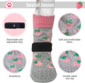 SCENEREAL Anti Slip Dog Socks to Prevent Licking Paws for Hardwood Floors