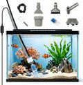 30W Aquarium Vacuum Gravel Cleaner, 6-in-1 Electric Fish Tank Siphon