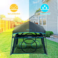 Extra Large Catio Outdoor Cat Enclosure 2-Tier Cat Tent for Patio, Balcony, Indoor & Outdoor, Foldable Cat Playpen with 