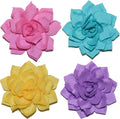 Dog Collar Flowers Attachement Bow Tie Accessories for Pet Grooming 4pcs