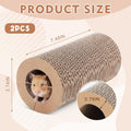Dansydaisy 2 Pack Hamster Tunnel, Corrugated Cardboard Tubes for Small Pets