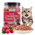Just Try 13.4 OZ Urinary Tract Health Cat Treats for Indoor Cats, Cranberry & D-Mannose for Kidney Bladder and UT Support, Health Cat Supplement Crunchy Chews